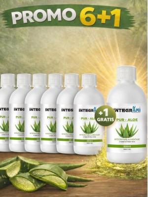 Integrami PUR-ALOE 500ml Integratore Alimentare [ 6pz + 1 Omaggio ]
