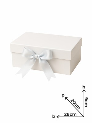 Box Regalo Rigida Media Bianca