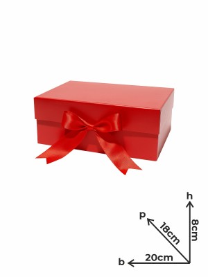 Box Regalo Rigida Piccola Rossa