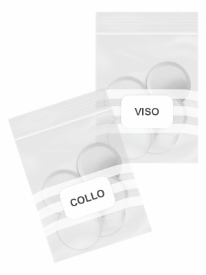 Confezione 5pz Maschere Viso + 5pz Maschere Collo