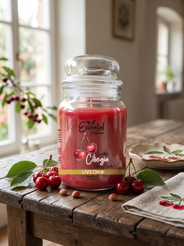 Essential Fragrance Candela Profumata alla Ciliegia 510gr