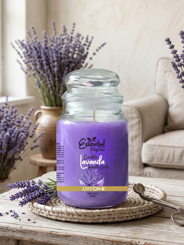 Essential Fragrance Candela Profumata alla Lavanda 510gr