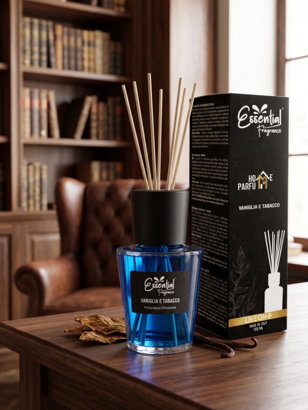 Essential Fragrance Profumatore d'Ambiente Vaniglia e Tabacco 100ml