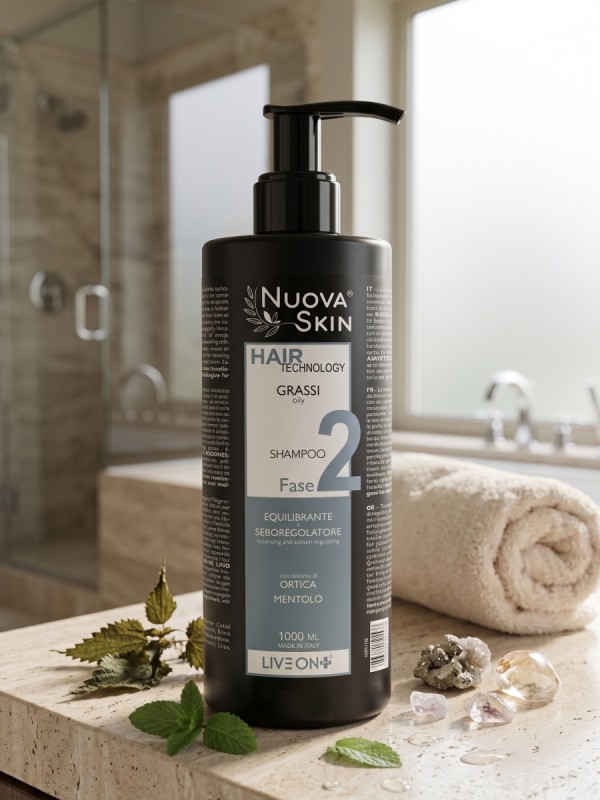 Nuova Skin Shampoo Grassi Seboregolatore 1000ml