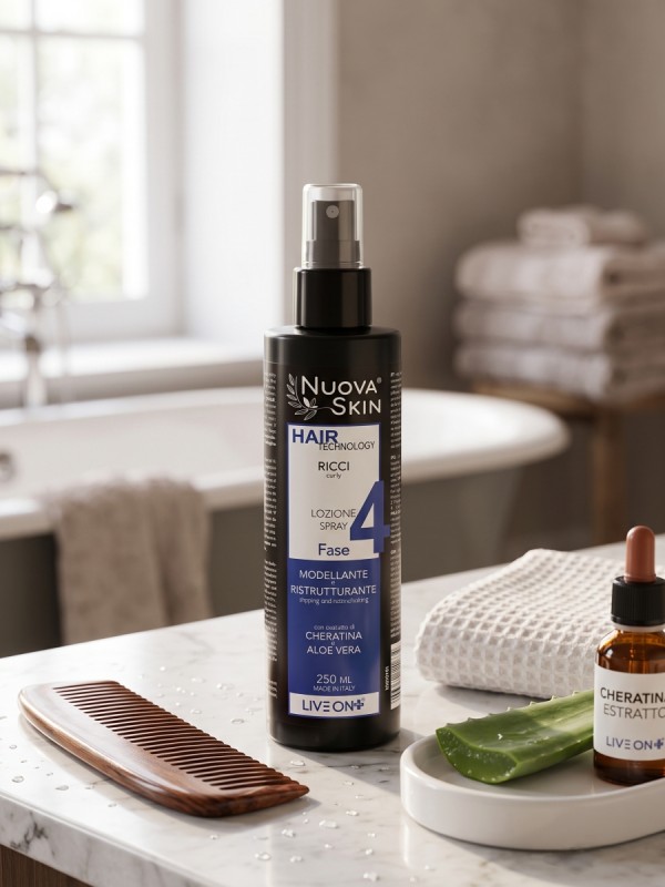 Nuova Skin Spray Ravviva Ricci Ravvivante Modellante 250ml