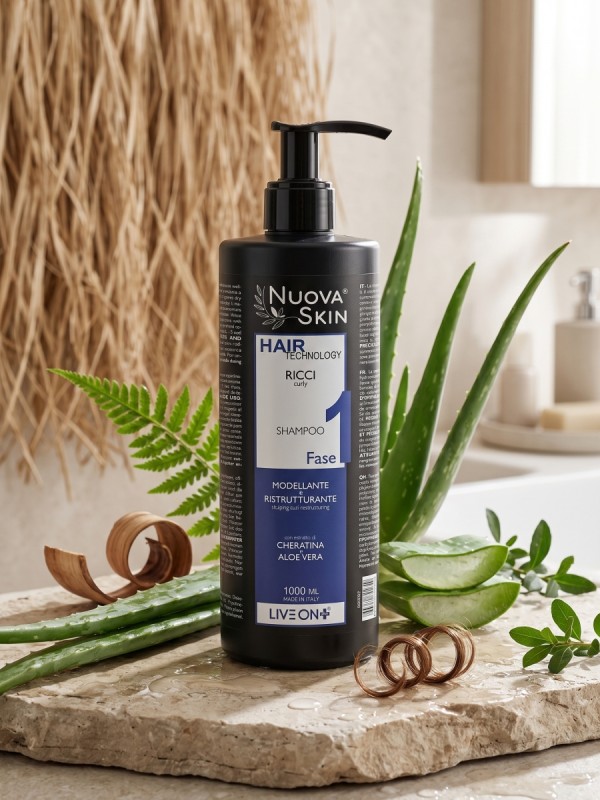 Nuova Skin Shampoo Ricci Nutriente 1000ml