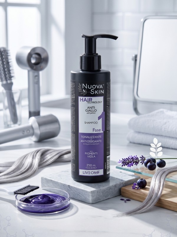Nuova Skin Shampoo Antigiallo Tonalizzante Illuminante 250ml