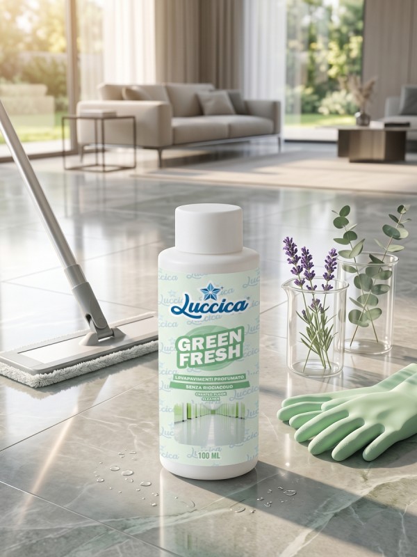 Luccica Lavapavimenti Profumato Senza Risciacquo GREEN FRESH 100ml