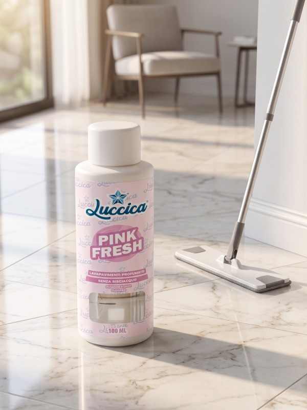 Luccica Lavapavimenti Profumato Senza Risciacquo PINK FRESH 100ml