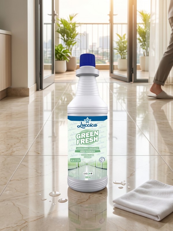 Luccica Lavapavimenti Profumato Senza Risciacquo GREEN FRESH 1000ml