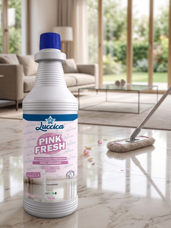 Luccica Lavapavimenti Profumato Senza Risciacquo PINK FRESH 1000ml