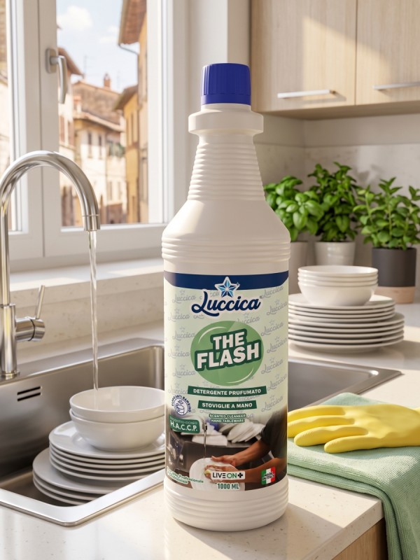 Luccica Detergente Profumato Stoviglie a Mano THE FLASH 1000ml