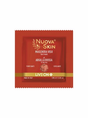 Nuova Skin Maschera Viso al Fango all'Argilla Rossa 5ml