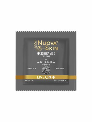 Nuova Skin Maschera Viso al Fango all'Argilla Grigia 5ml