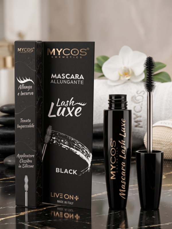 MYCOS Cosmetics Mascara Lash Luxe - BLACK