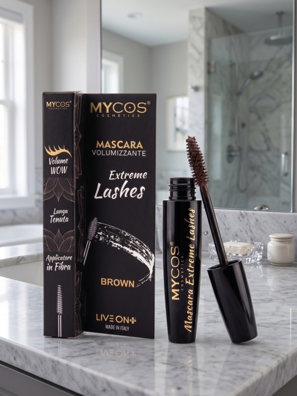 MYCOS Cosmetics Mascara Extreme Lashes - BROWN