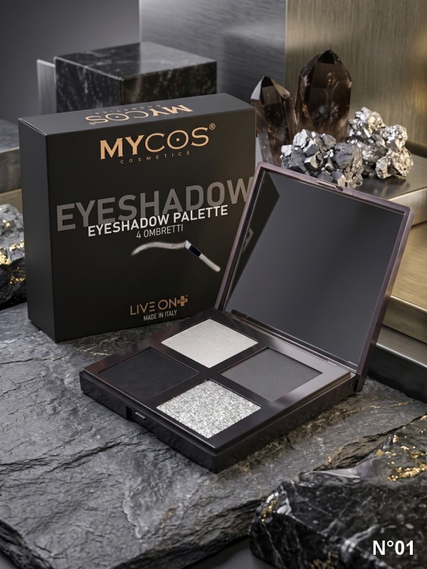MYCOS Cosmetics Palette 4 Ombretti - Eyeshadow Palette N.01