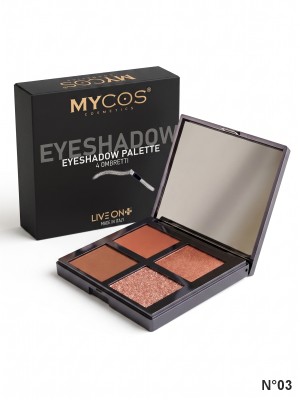 MYCOS Cosmetics Palette 4 Ombretti - Eyeshadow Palette N.03