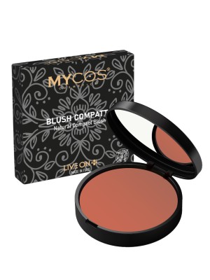 MYCOS Cosmetics Blush Compatto - Natural Compact Blush N.02
