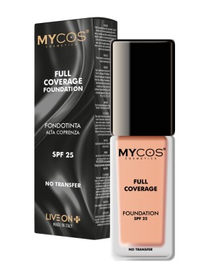 MYCOS Cosmetics Fondotinta Fluido 30ml SPF25 - Full Coverage N.02