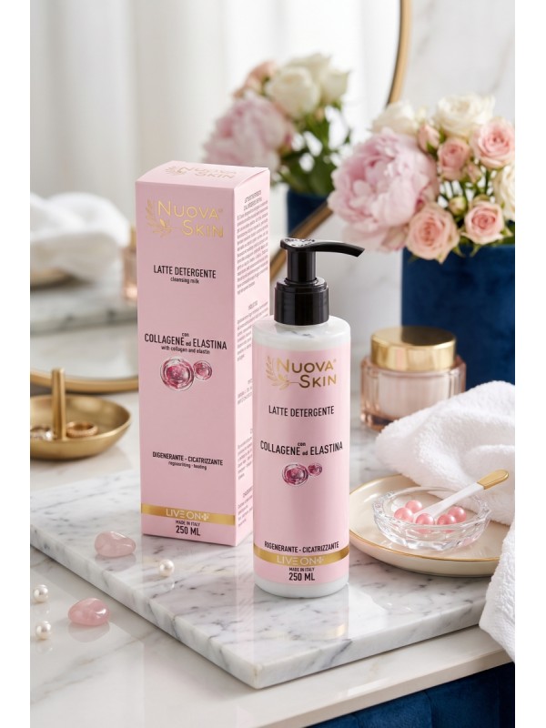 Nuova Skin Latte Detergente Collagene ed Elastina 250ml