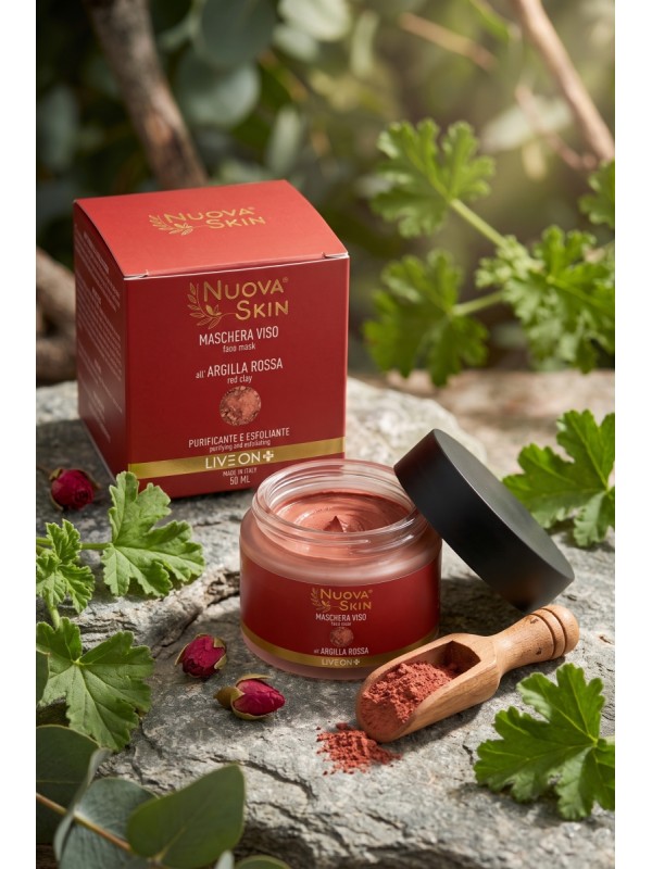 Nuova Skin Maschera Viso al Fango all'Argilla Rossa 50ml