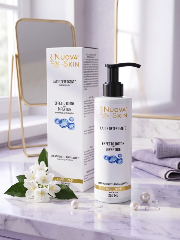 Nuova Skin Latte Detergente Botox con Dipeptide 250ml
