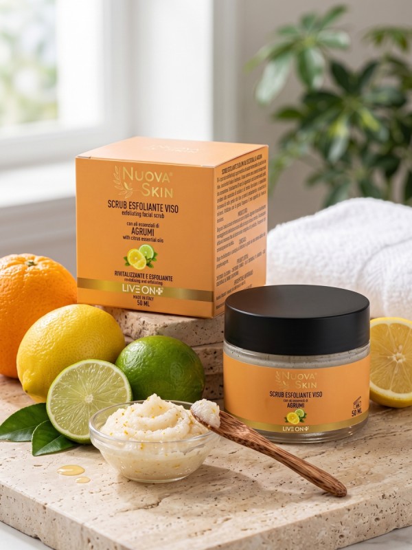 Nuova Skin Scrub Esfoliante Viso Agrumi 50ml