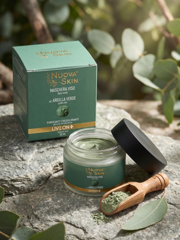 Nuova Skin Maschera Viso al Fango all'Argilla Verde 50ml