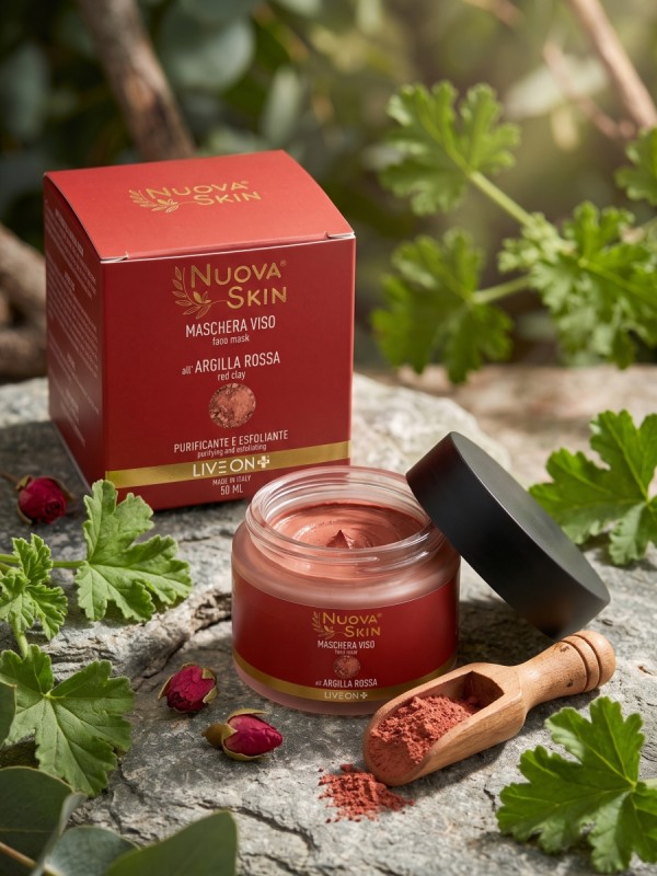 Nuova Skin Maschera Viso al Fango all'Argilla Rossa 50ml