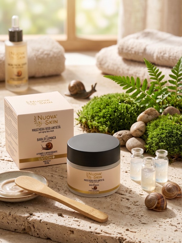 Nuova Skin Maschera Anti-Età con Bava di Lumaca 50ml