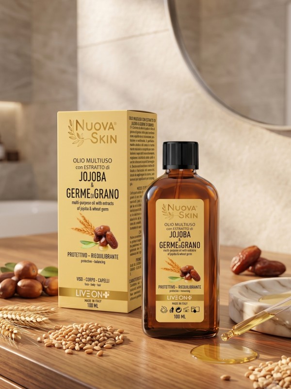 Nuova Skin Olio Multiuso con Estratti di Jojoba & Germe di Grano 100ml