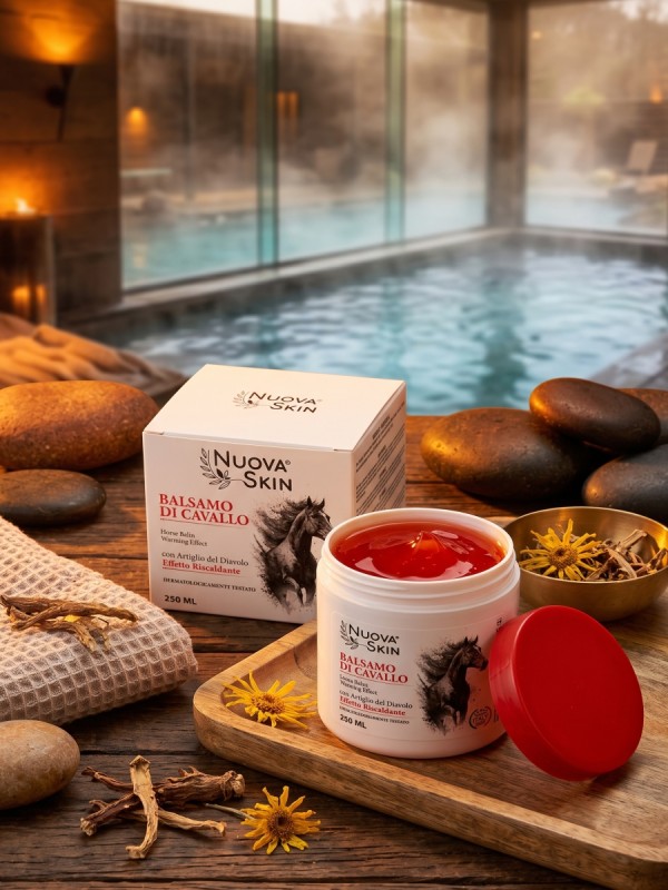 Nuova Skin Balsamo di Cavallo con Artiglio del Diavolo Effetto Caldo 250ml