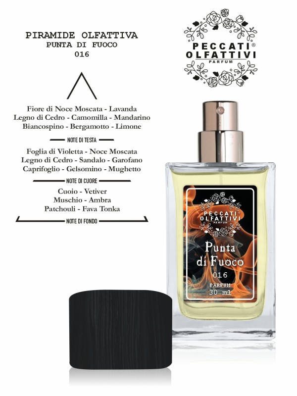 Peccati Olfattivi Punta di Fuoco 016 NICHES 30ml PARFUM