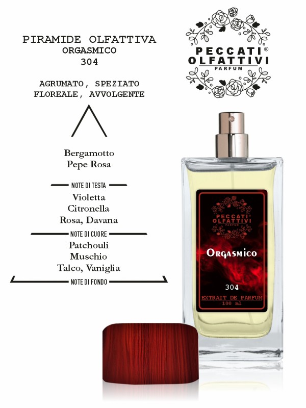 Peccati Olfattivi Orgasmico 304 NICHES 100ml EXTRAIT DE PARFUM