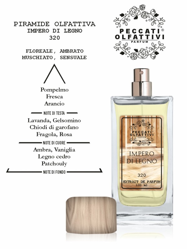 Peccati Olfattivi Impero di Legno 320 NICHES 100ml EXTRAIT DE PARFUM