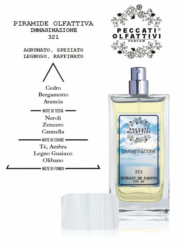 Peccati Olfattivi Immaginazione 321 NICHES 100ml EXTRAIT DE PARFUM