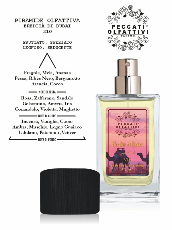 Peccati Olfattivi Eredità di Dubai 310 NICHES 30ml EXTRAIT DE PARFUM