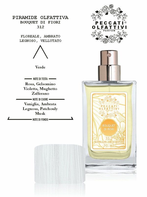 Peccati Olfattivi Bouquet di Fiori 312 NICHES 30ml EXTRAIT DE PARFUM