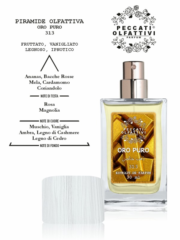 Peccati Olfattivi Oro Puro 313 NICHES 30ml EXTRAIT DE PARFUM
