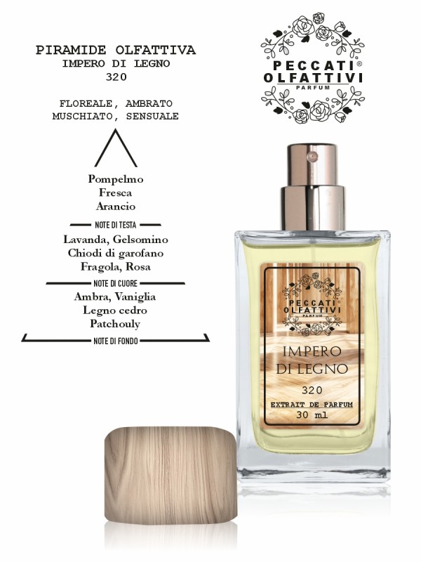 Peccati Olfattivi Impero di Legno 320 NICHES 30ml EXTRAIT DE PARFUM