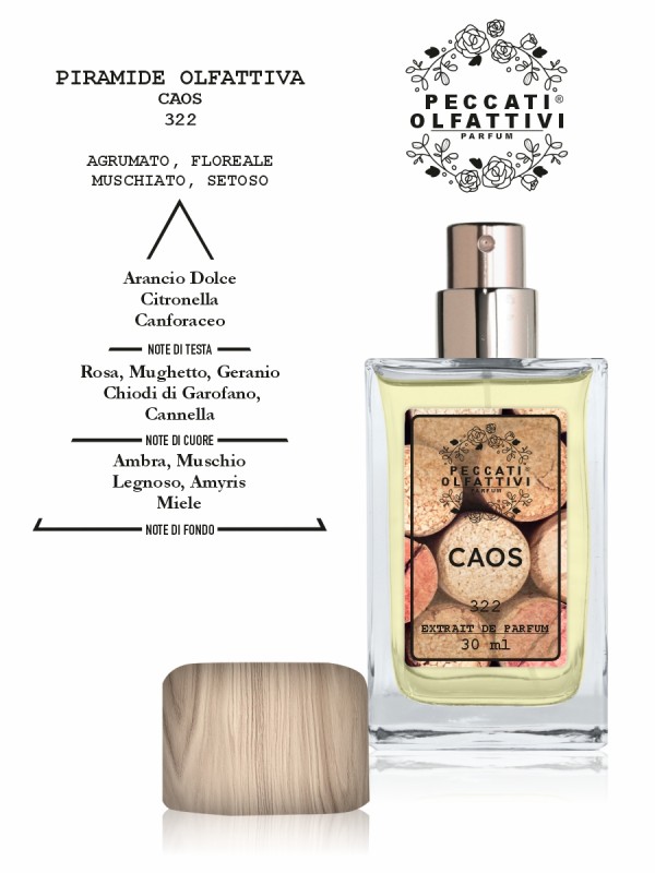 Peccati Olfattivi Caos 322 NICHES 30ml EXTRAIT DE PARFUM