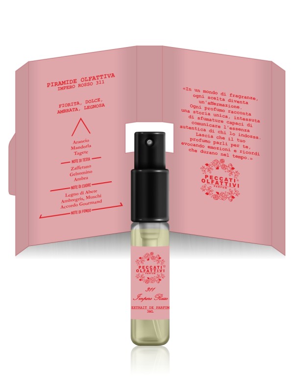 Peccati Olfattivi Impero Rosso 311 NICHES 3ml EXTRAIT DE PARFUM