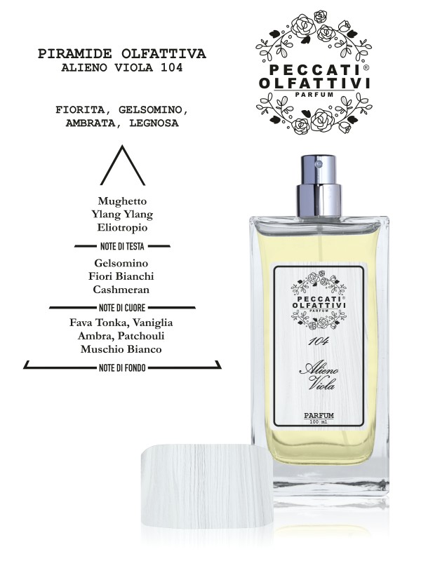 Peccati Olfattivi Alieno Viola 104 WOMAN 100ml PARFUM