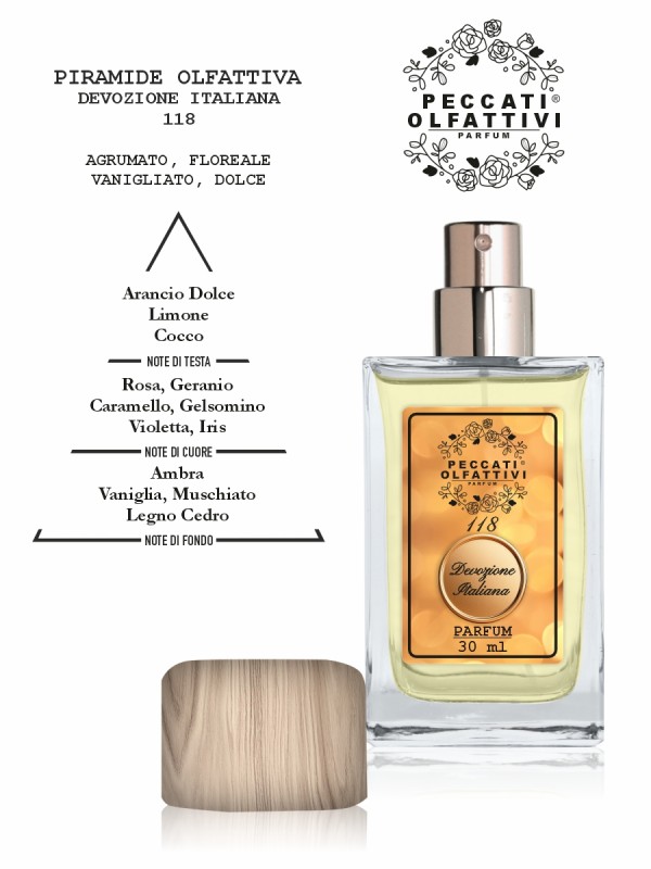 Peccati Olfattivi Devozione Italiana 118 WOMAN 30ml PARFUM