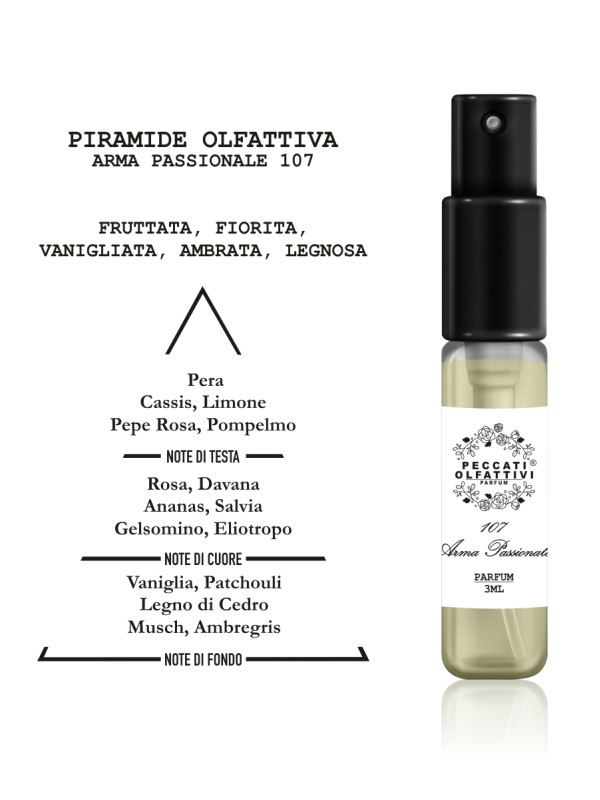 Peccati Olfattivi Arma Passionale 107 WOMAN 3ml PARFUM