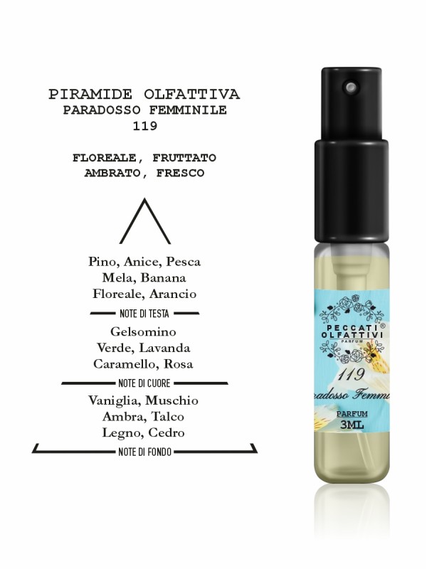 Peccati Olfattivi Paradosso Femminile 119 WOMAN 3ml PARFUM