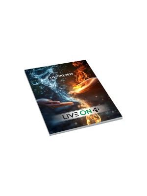 Kainoraštis 2025 Live on Plus - 10vnt A5 formato [ ANGLŲ - LIETUVIŲ ]