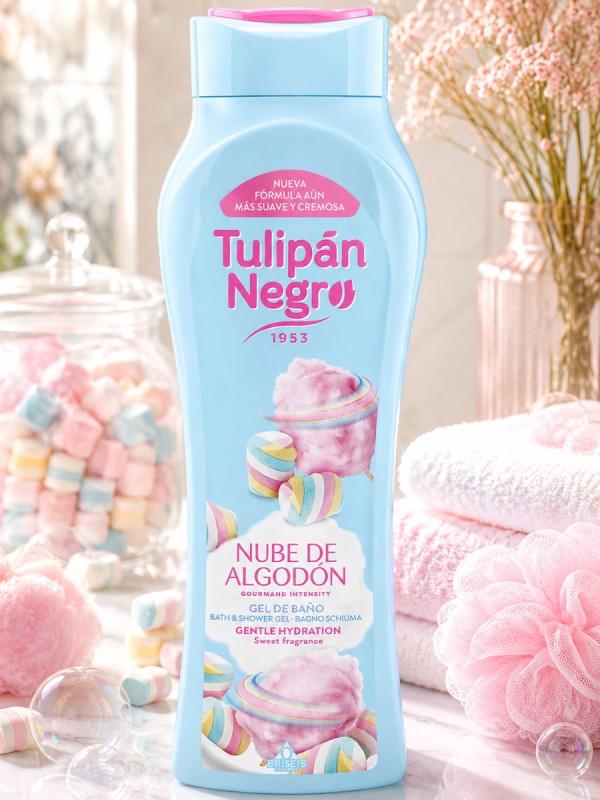 Tulipan Negro Gel Bagno Nube de Algodon 650ml