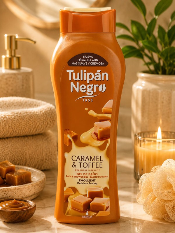 Tulipan Negro Gel Bagno Caramel & Toffee 650ml